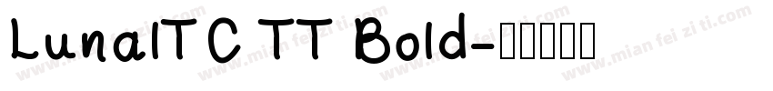 LunalTC TT Bold字体转换